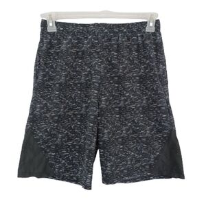 Game Time Black Speck Athleisure Active Sportswear Shorts Gym Exercise Pants